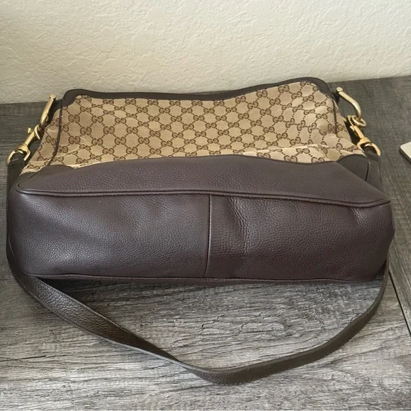 🔥SALE🔥💎GUCCI MONOGRAM MEDIUM DIANA BAMBOO SHOULDER BAG / GUARANTEED AUTHENTIC 💎 - Picture 5 of 14
